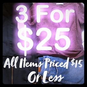 SALE - Create a Bundle! 3 Items for $25!